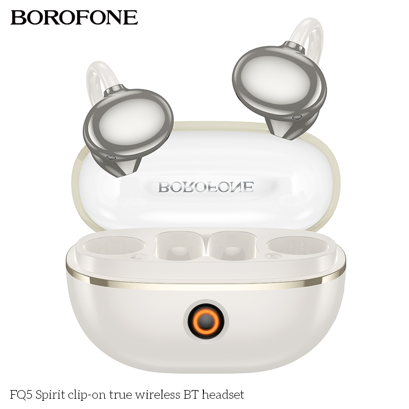BOROFONE FQ5 Spirit clip-on TWS earbuds NZ 3